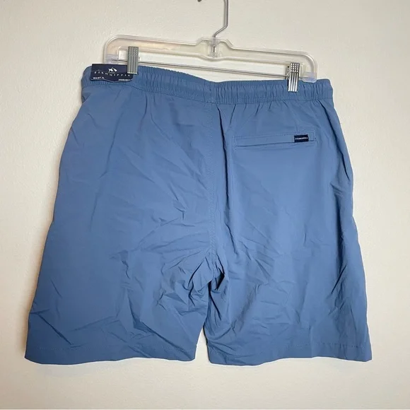 NWT FISH HIPPIE VOLLEY SWIM TRUNK 8” GLEN BLUE - Picture 6 of 6